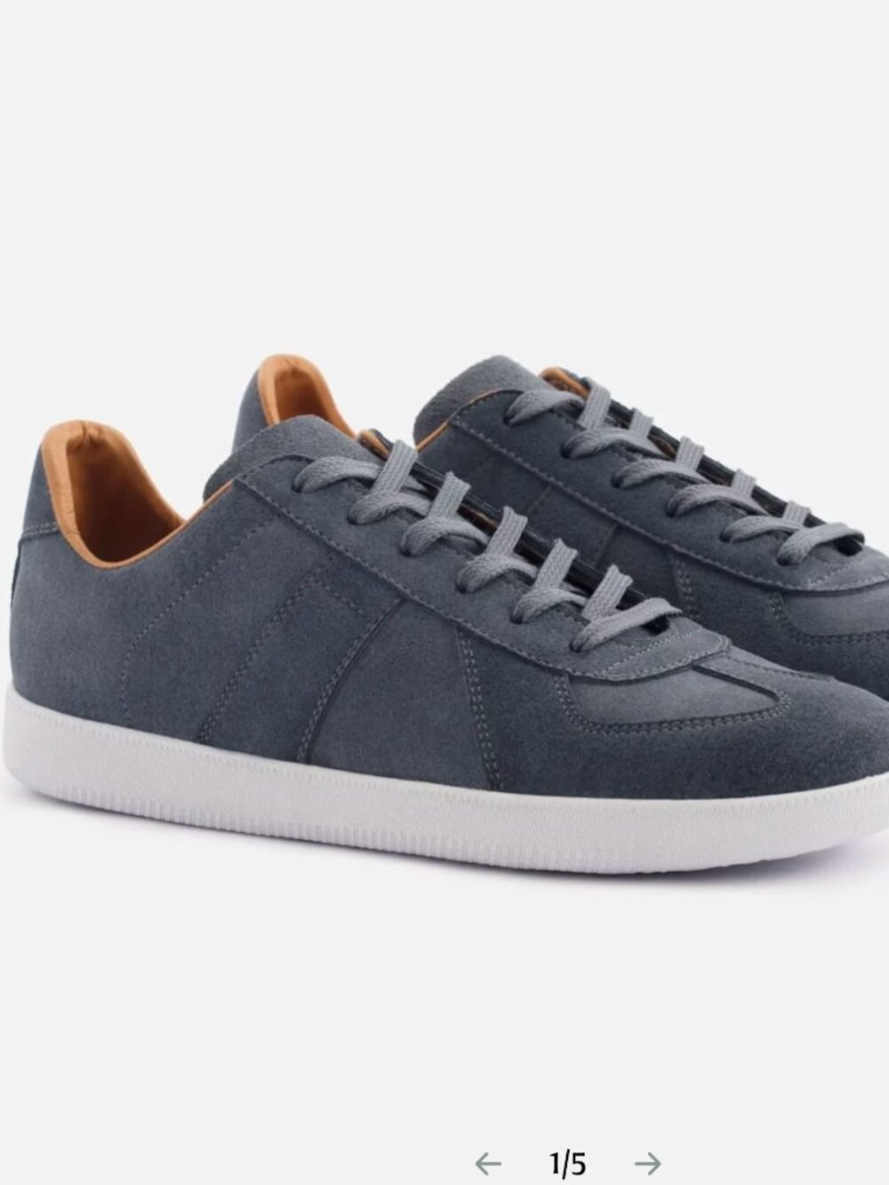 Men's Beckett Simonon Morgen Trainers Grey-White Size 12